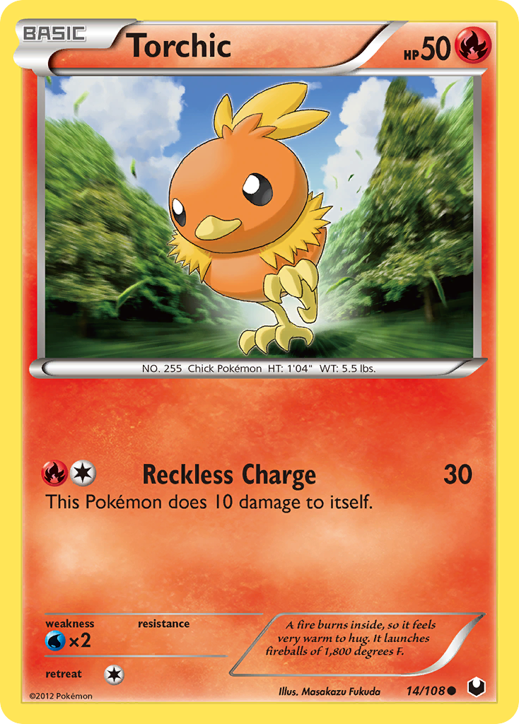 Torchic (14/108) [Black & White: Dark Explorers] | Good Games Cannington