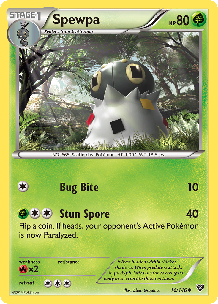 Spewpa (16/146) [XY: Base Set] | Good Games Cannington