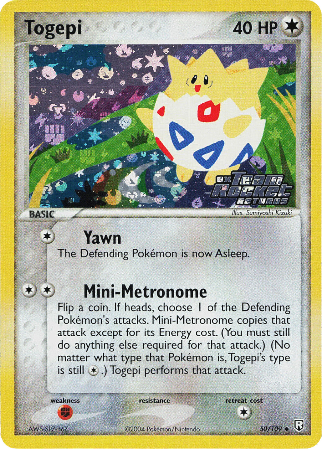 Togepi (50/109) (Stamped) [EX: Team Rocket Returns] | Good Games Cannington