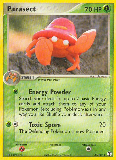 Parasect (43/112) [EX: FireRed & LeafGreen] | Good Games Cannington