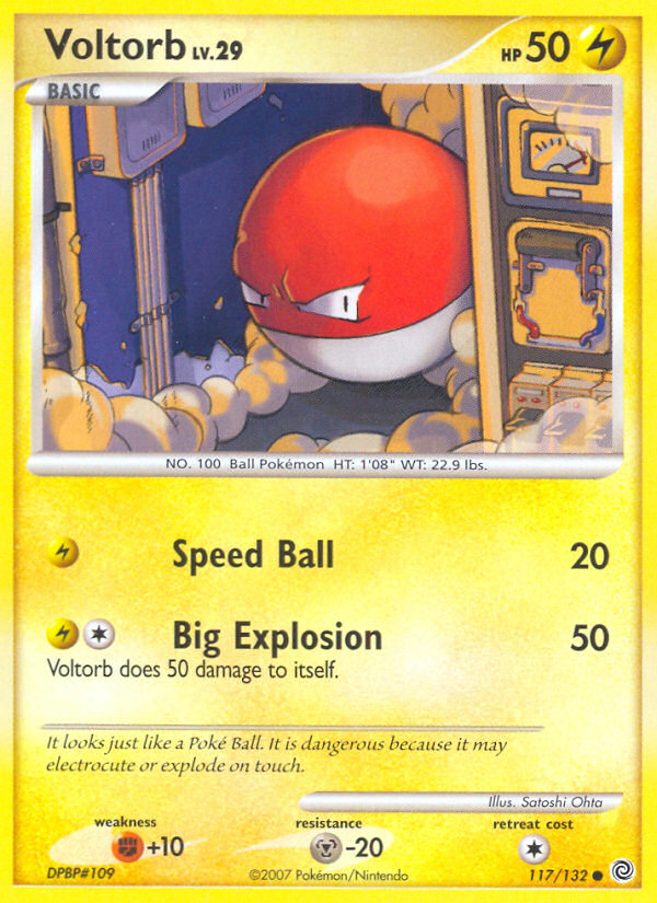 Voltorb (117/132) [Diamond & Pearl: Secret Wonders] | Good Games Cannington