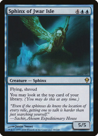 Sphinx of Jwar Isle [Zendikar] | Good Games Cannington