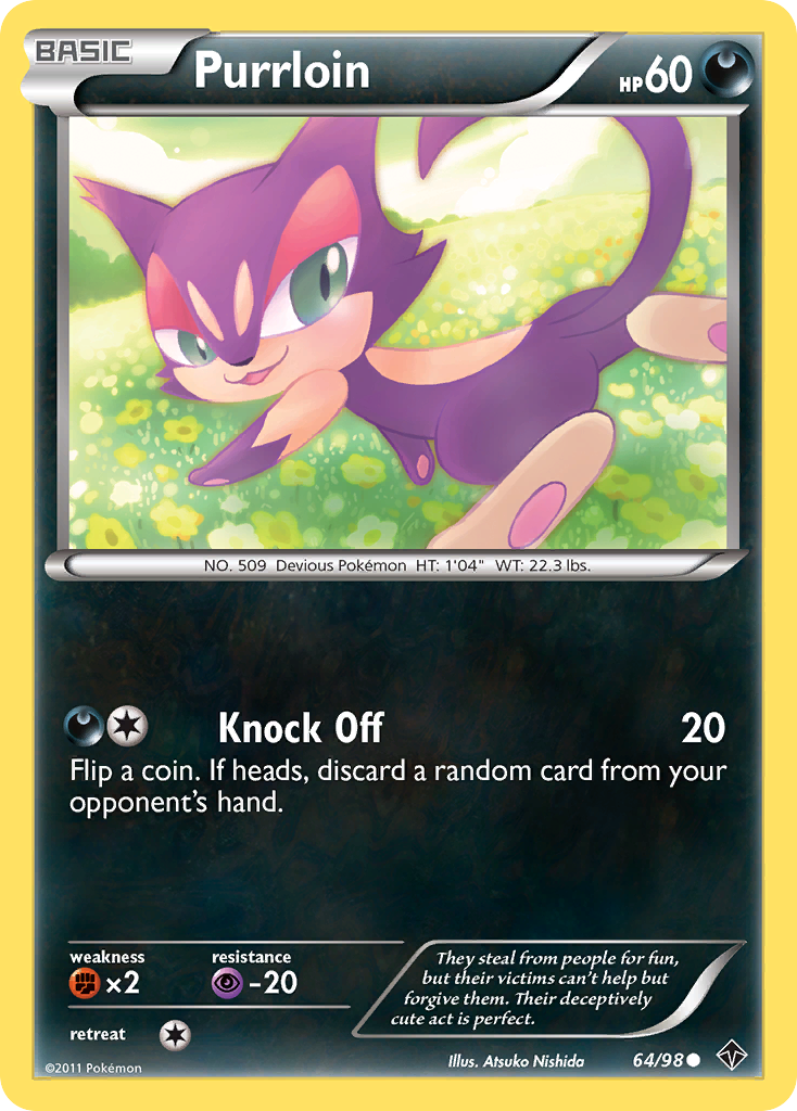 Purrloin (64/98) [Black & White: Emerging Powers] | Good Games Cannington