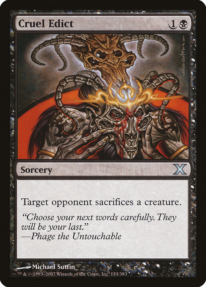 Cruel Edict [Tenth Edition] | Good Games Cannington