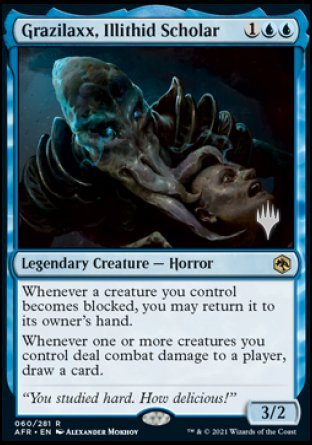 Grazilaxx, Illithid Scholar (Promo Pack) [Dungeons & Dragons: Adventures in the Forgotten Realms Promos] | Good Games Cannington
