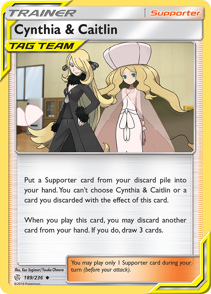 Cynthia & Caitlin (189/236) [Sun & Moon: Cosmic Eclipse] | Good Games Cannington