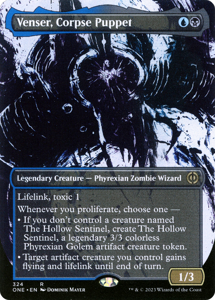 Venser, Corpse Puppet (Borderless Ichor) [Phyrexia: All Will Be One] | Good Games Cannington