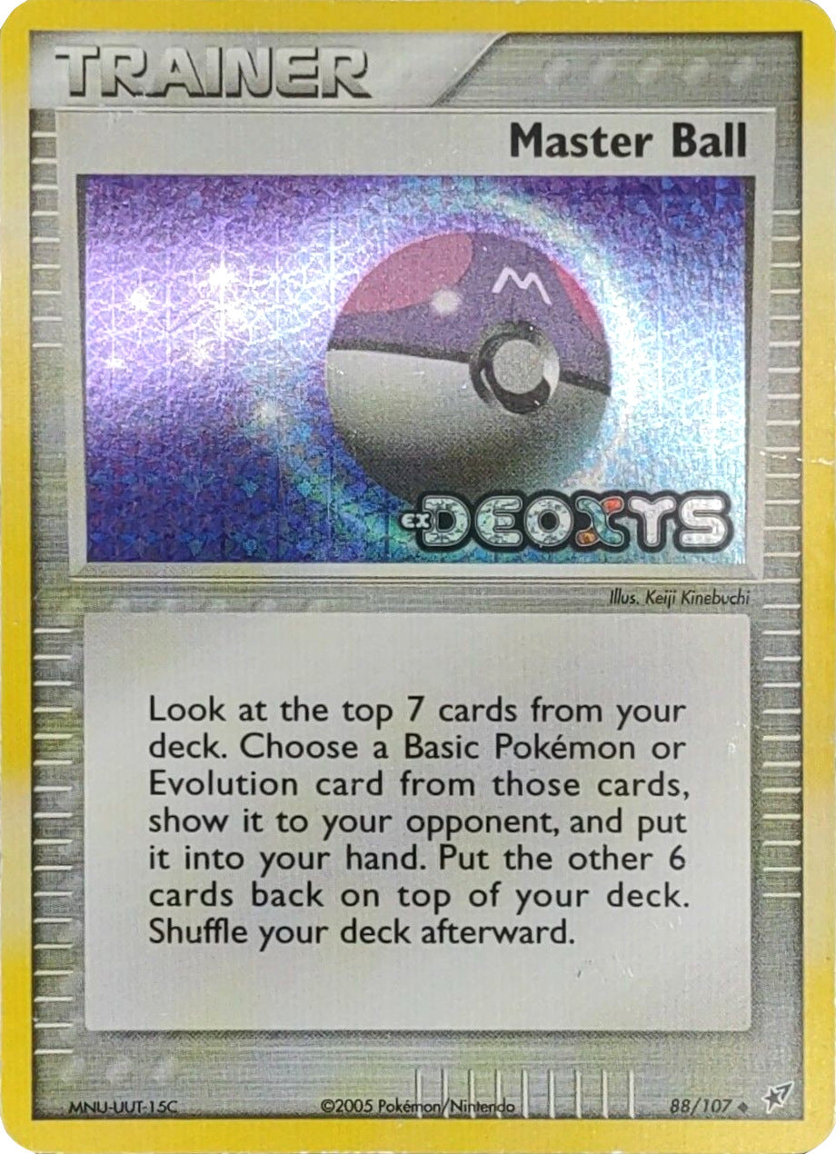 Master Ball (88/107) (Stamped) [EX: Deoxys] | Good Games Cannington