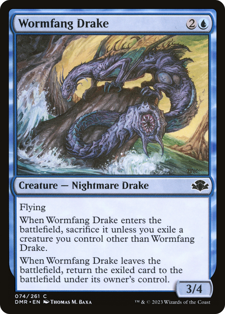 Wormfang Drake [Dominaria Remastered] | Good Games Cannington