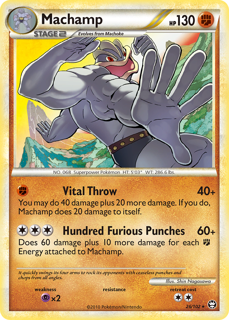 Machamp (26/102) [HeartGold & SoulSilver: Triumphant] | Good Games Cannington