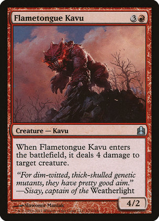 Flametongue Kavu [Commander 2011] | Good Games Cannington