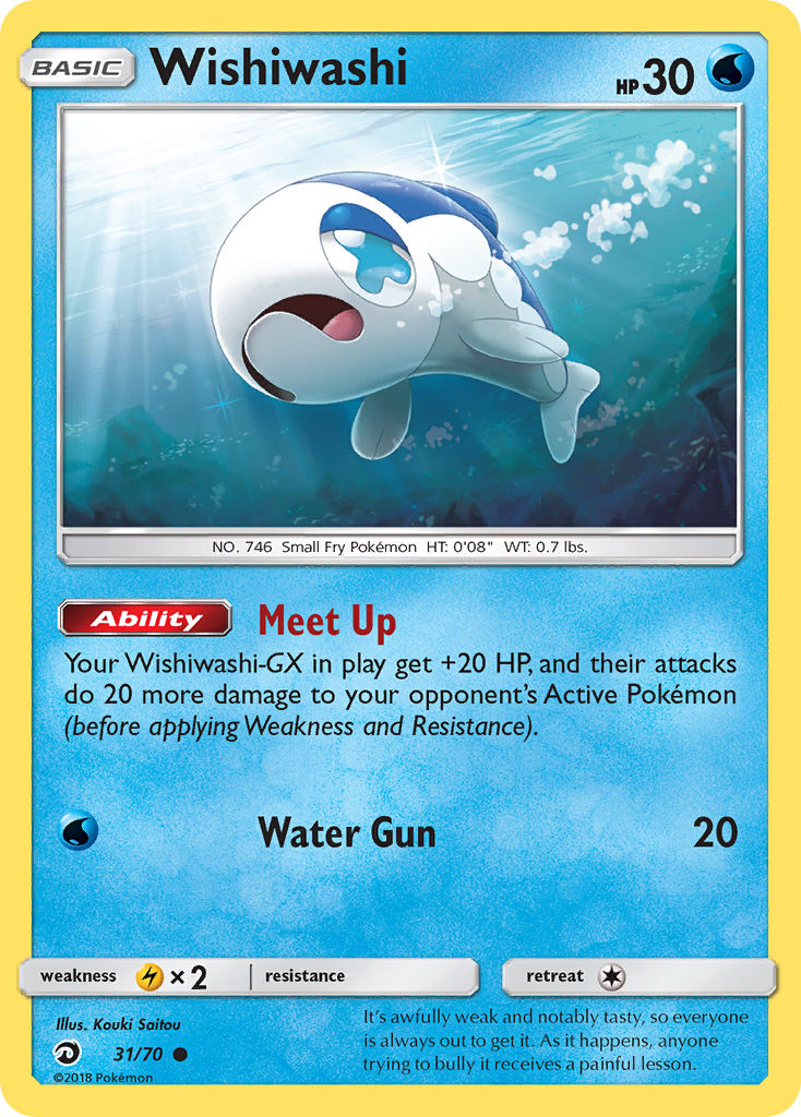 Wishiwashi (31/70) [Sun & Moon: Dragon Majesty] | Good Games Cannington