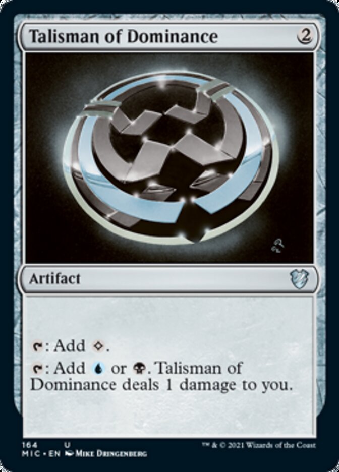 Talisman of Dominance [Innistrad: Midnight Hunt Commander] | Good Games Cannington