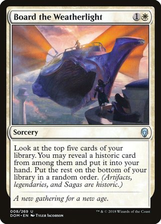 Board the Weatherlight [Dominaria] | Good Games Cannington