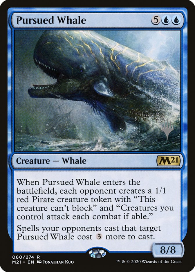 Pursued Whale (Promo Pack) [Core Set 2021 Promos] | Good Games Cannington