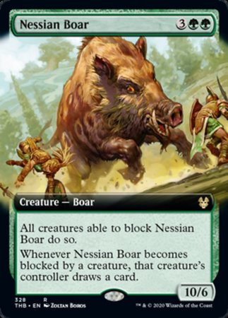 Nessian Boar (Extended Art) [Theros Beyond Death] | Good Games Cannington