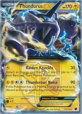 Thundurus EX (38/116) (Plasma Power - Haruto Kobayashi) [World Championships 2014] | Good Games Cannington
