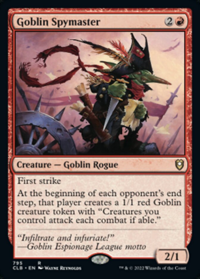 Goblin Spymaster [Commander Legends: Battle for Baldur's Gate] | Good Games Cannington