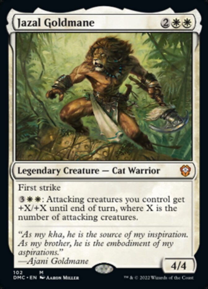 Jazal Goldmane [Dominaria United Commander] | Good Games Cannington