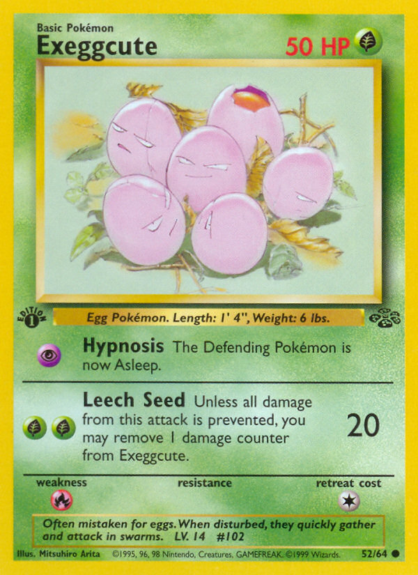 Exeggcute (52/64) [Jungle 1st Edition] | Good Games Cannington
