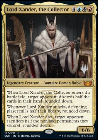 Lord Xander, the Collector (Promo Pack) [Streets of New Capenna Promos] | Good Games Cannington
