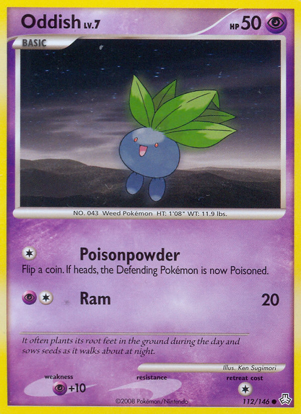 Oddish (112/146) [Diamond & Pearl: Legends Awakened] | Good Games Cannington