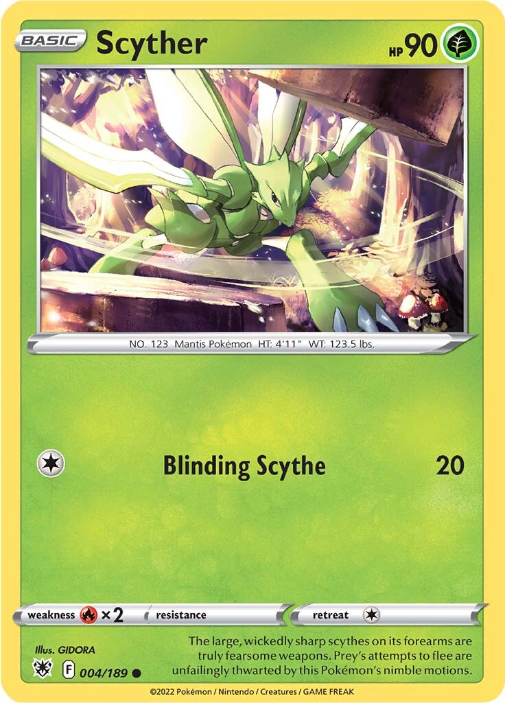 Scyther (004/189) [Sword & Shield: Astral Radiance] | Good Games Cannington