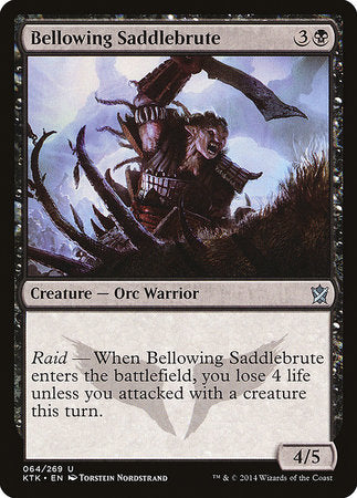 Bellowing Saddlebrute [Khans of Tarkir] | Good Games Cannington