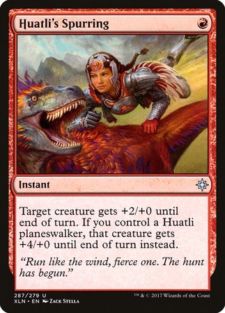 Huatli's Spurring [Ixalan] | Good Games Cannington