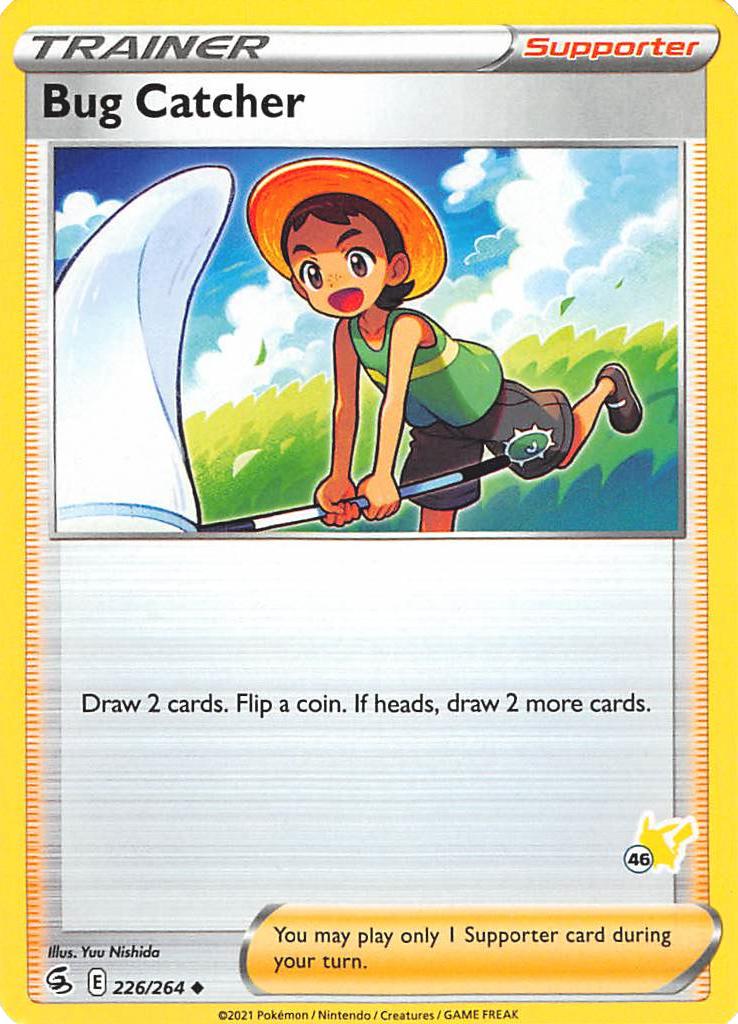 Bug Catcher (226/264) (Pikachu Stamp #46) [Battle Academy 2022] | Good Games Cannington
