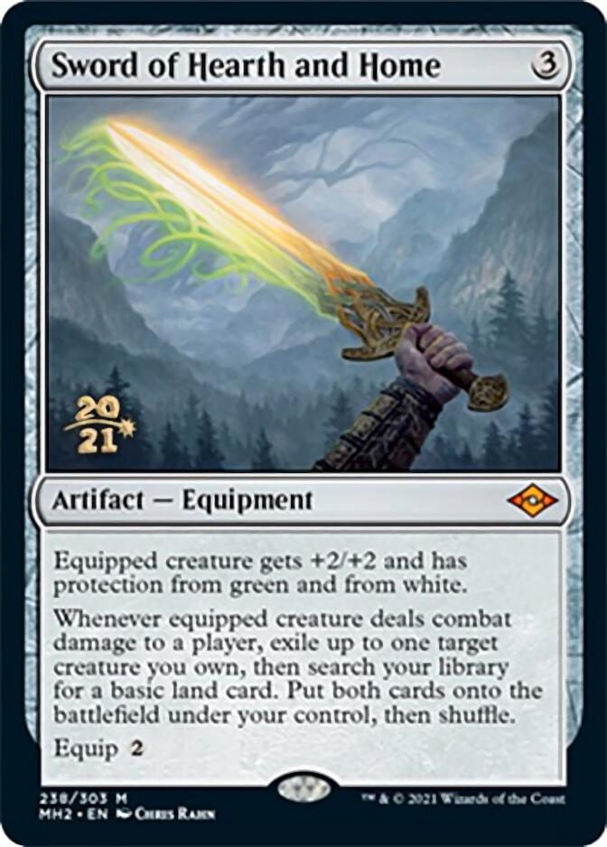 Sword of Hearth and Home [Modern Horizons 2 Prerelease Promos] | Good Games Cannington