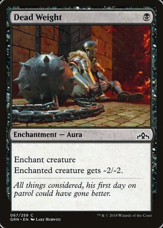 Dead Weight [Guilds of Ravnica] | Good Games Cannington