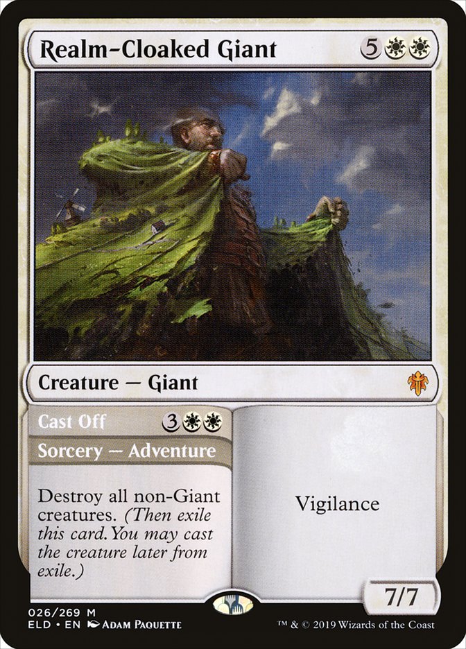 Realm-Cloaked Giant // Cast Off [Throne of Eldraine] | Good Games Cannington