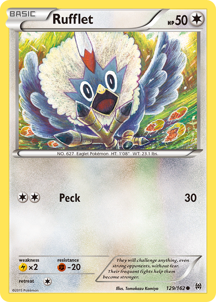 Rufflet (129/162) [XY: BREAKthrough] | Good Games Cannington