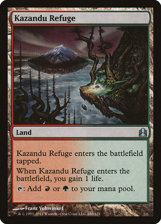 Kazandu Refuge [Commander 2011] | Good Games Cannington