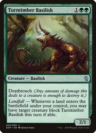 Turntimber Basilisk [Duel Decks: Zendikar vs. Eldrazi] | Good Games Cannington