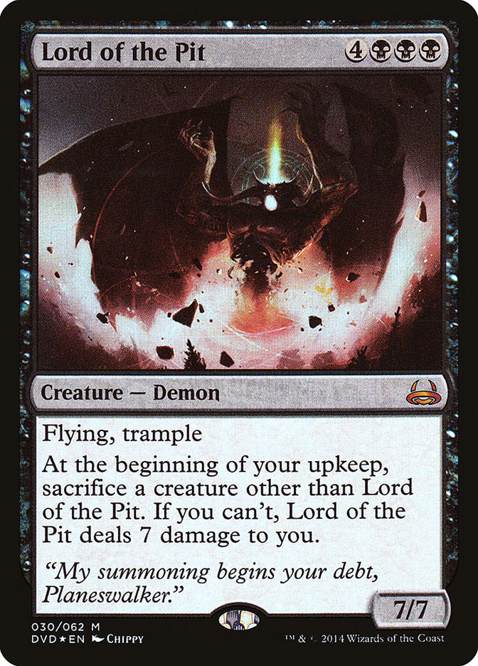 Lord of the Pit (Divine vs. Demonic) [Duel Decks Anthology] | Good Games Cannington