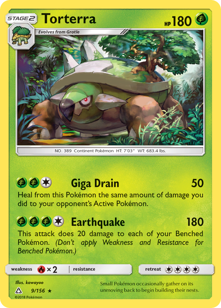 Torterra (9/156) [Sun & Moon: Ultra Prism] | Good Games Cannington