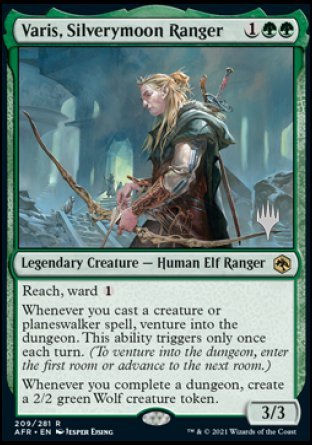 Varis, Silverymoon Ranger (Promo Pack) [Dungeons & Dragons: Adventures in the Forgotten Realms Promos] | Good Games Cannington
