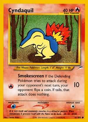 Cyndaquil (61/105) [Neo Destiny Unlimited] | Good Games Cannington