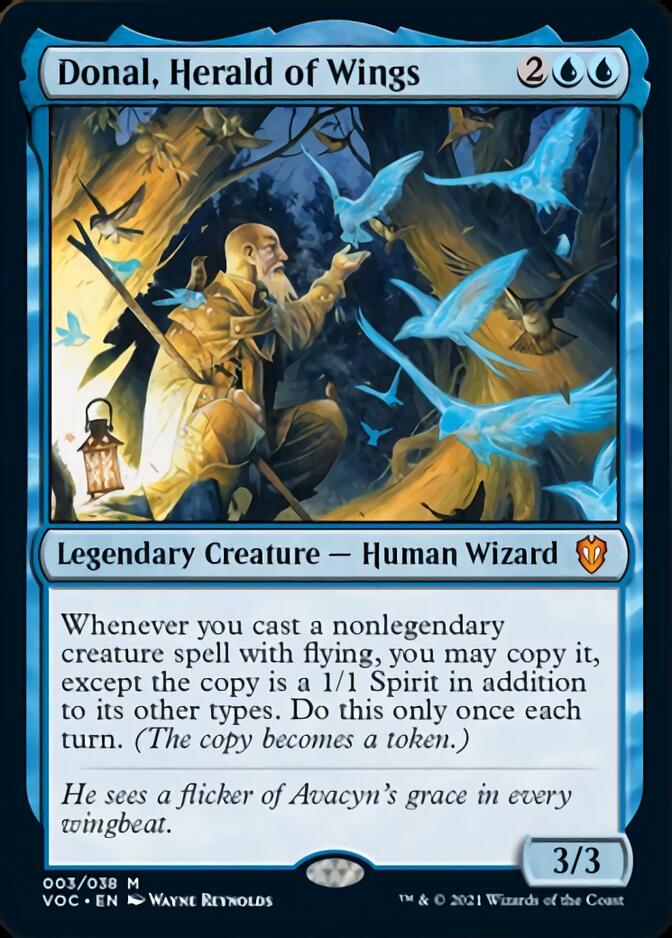 Donal, Herald of Wings [Innistrad: Crimson Vow Commander] | Good Games Cannington