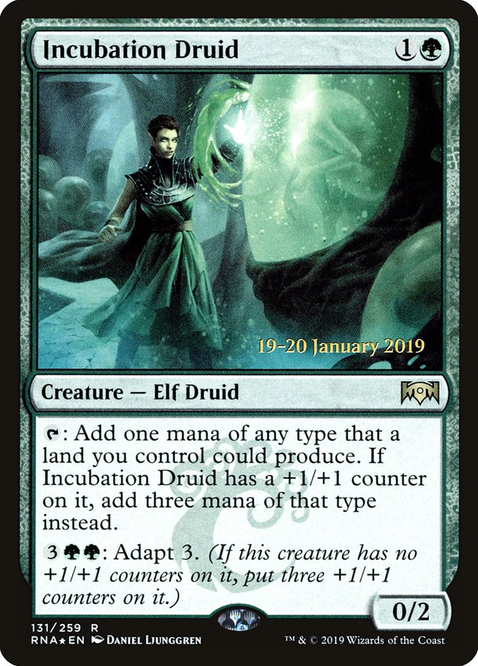 Incubation Druid [Ravnica Allegiance Prerelease Promos] | Good Games Cannington
