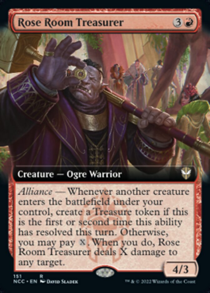 Rose Room Treasurer (Extended Art) [Streets of New Capenna Commander] | Good Games Cannington