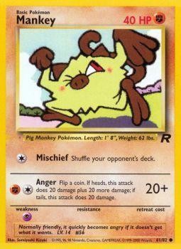 Mankey (61/82) [Team Rocket Unlimited] | Good Games Cannington