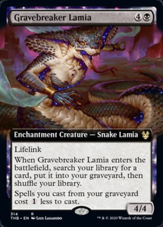 Gravebreaker Lamia (Extended Art) [Theros Beyond Death] | Good Games Cannington