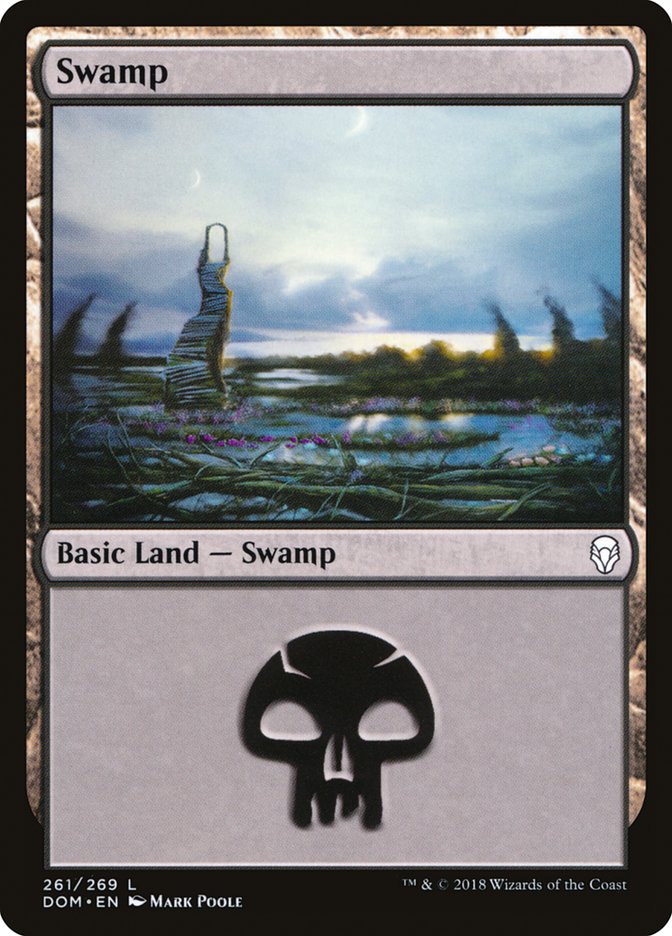 Swamp (261) [Dominaria] | Good Games Cannington