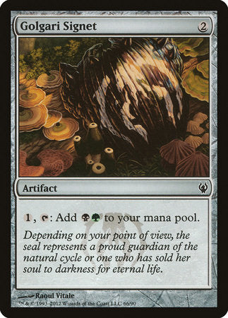 Golgari Signet [Duel Decks: Izzet vs. Golgari] | Good Games Cannington