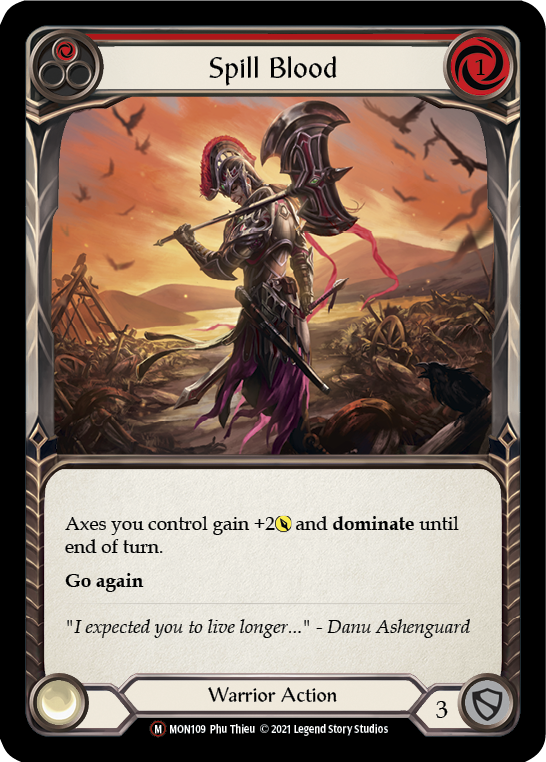 Spill Blood [U-MON109-RF] Unlimited Rainbow Foil | Good Games Cannington