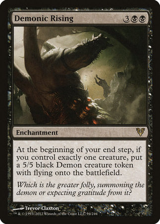 Demonic Rising [Avacyn Restored] | Good Games Cannington