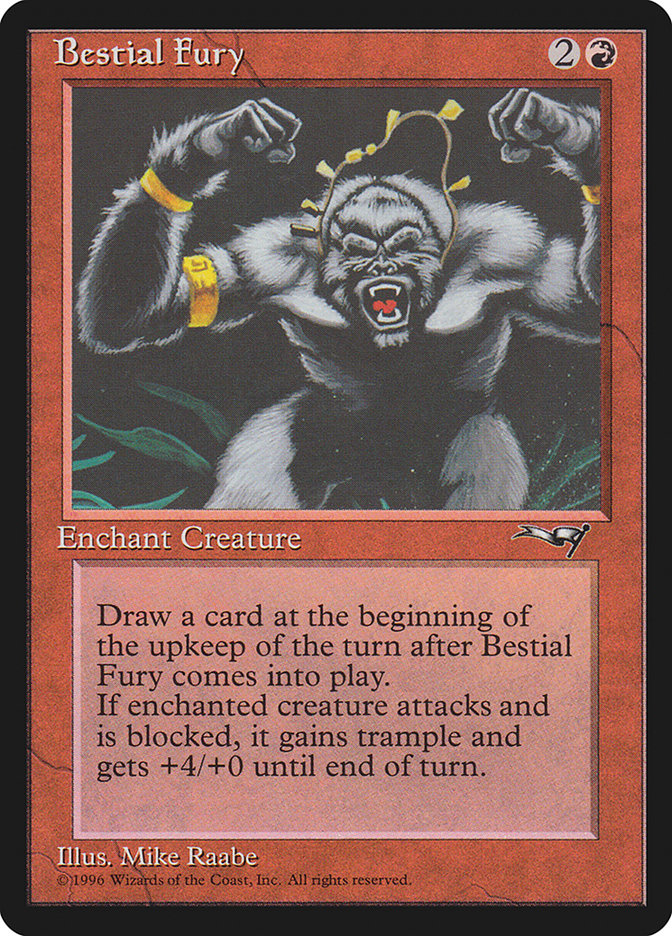 Bestial Fury (Fists Raised) [Alliances] | Good Games Cannington